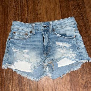 American Eagle Denim Shorts, Size 00